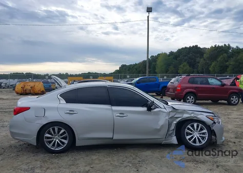 2014 Infiniti Q50 Premium из США, поврежденный, VIN JN1BV7AP8EM677511